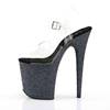 Pleaser - FLAMINGO808LG Sandale à bride à la cheville, Pole dance chaussures - Chaussures de pole dance - Noir/Multicolore Product image
